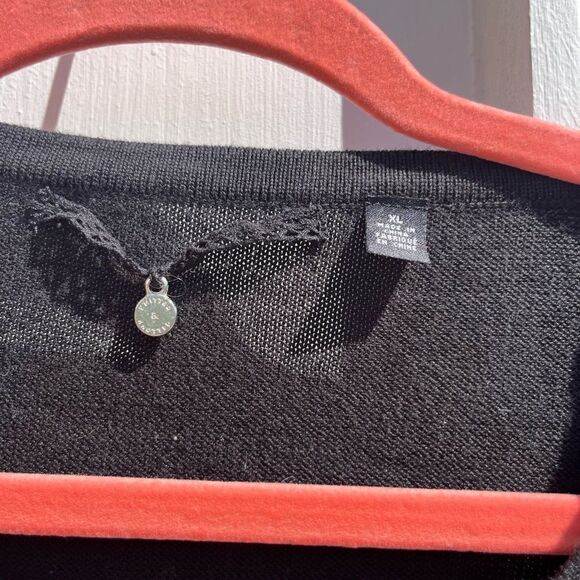 Anthropologie Knitted and Knotted Sequin Bauble Cardigan - Picture 3 of 7